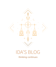 Logo for Ida's blog thinking continues